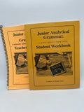 Junior Analytical Grammar: Student Workbook & Teacher's Edition