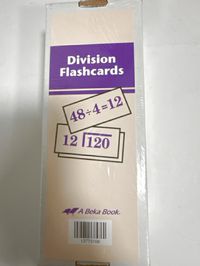 Abeka Division Flashcards