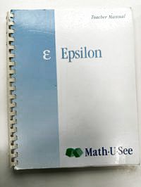 Math-U-See Epsilon Instruction Manual