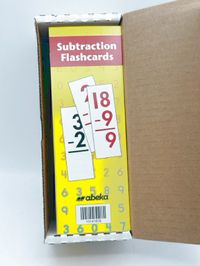 Abeka Subtraction Flashcards