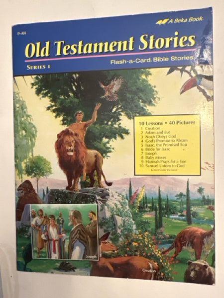 Abeka Old Testament Stories Series 1 Flash a Card