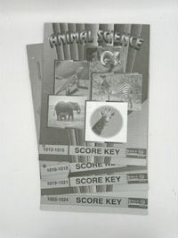 ACE Animal Science 1013-1024 Score Keys