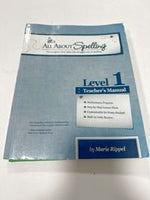 All About Spelling Level 1 Teacher's Manual