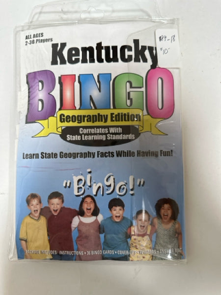 Kentucky Bingo Geography Edition