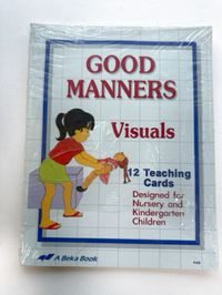 Abeka Vintage Good Manners: Visuals 12 Teaching Cards