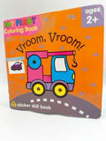 My First Coloring Book: Vroom, Vroom! Sticker Skill Book