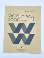 Wordly Wise 3000 Book 1 Teacher's Key 1st Ed.