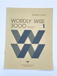 Wordly Wise 3000 Book 1 Teacher's Key 1st Ed.