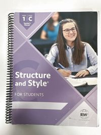 Structure and Style for Students Year 1 Level C Teacher's Manual