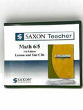 Saxon Teacher Math 6/5 3rd Edition Lesson and Test CDs