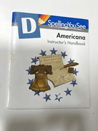 Spelling You See Americana Instructor's Handbook D