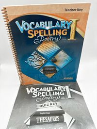 Abeka Vocabulary Spelling Poetry I Teacher Key & Quiz Key