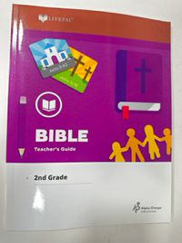 Lifepac Bible Teacher's Guide 2nd Grade