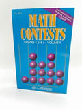 Math Contests: Grades 4, 5, & 6 Volume 4