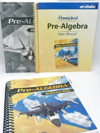 Abeka Pre-Algebra Set: Solution Key, Quiz/Test Key, & Video Manual