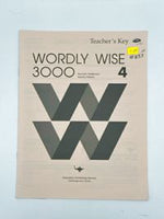 Wordly Wise 3000 Book 4 Teacher's Key 1st Ed.