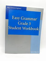 Easy Grammar Grade 3 Student Workbook