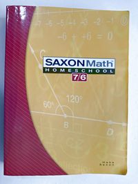 Saxon Math Homeschool 7/6 Student