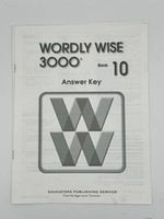 Wordly Wise 3000 Book 10 Answer Key 2nd ed.