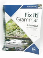 Fix it! Grammar Robin Hood: Level 3 Teacher's Manual