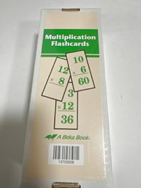 Abeka Multiplication Flashcards