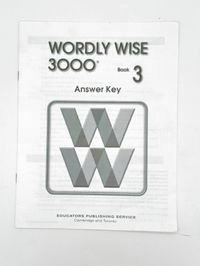 Wordly Wise 3000 Book 3 Answer Key 2nd Ed.