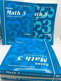 Home Study Saxon Math 3 Complete Set