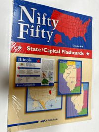 Abeka Nifty Fifty State/Capital Flashcards