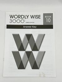 Wordly Wise 3000 Book 10 Answer Key