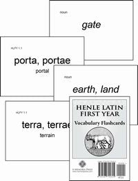 Henle Latin 1 Flashcards