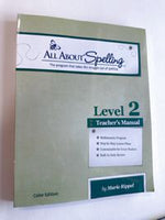 All About Spelling Level 2 Teacher's Manual Color Edition