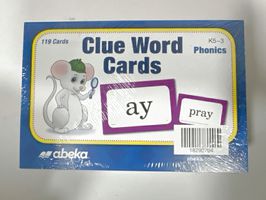 Abeka Clue Word Cards