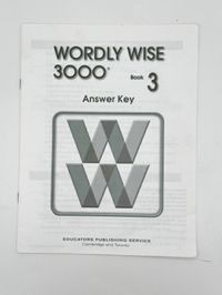 Wordly Wise 3000 Book 3 Answer Key 2nd ed.