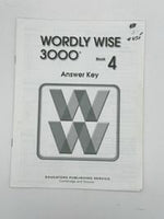 Wordly Wise 3000 Book 4 Answer Key 2nd Ed.