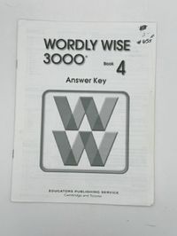Wordly Wise 3000 Book 4 Answer Key 2nd Ed.