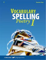 Vocabulary Spelling Poetry I Set