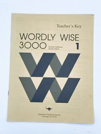 Wordly Wise 3000 1 Teacher Key 1st ed.