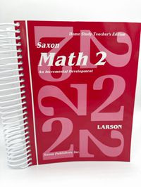 Saxon Math 2 Home Study Teacher Edition