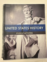 BJU United States History Student Activities