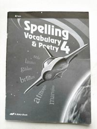 Abeka Spelling 4 Tests