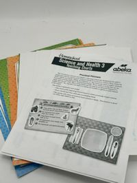 Abeka Homeschool Science and Health 3 Teaching Charts