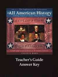 All American History Volume 1: Teacher's Guide Answer Key