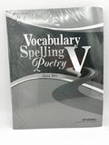Abeka Vocabulary Spelling Poetry V Set