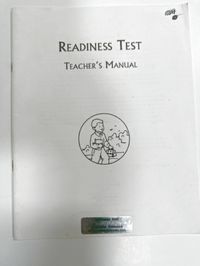 Readiness Test Teacher's Manual