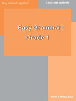 Easy Grammar Grade 1 Teacher's Manual