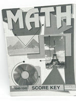 ACE Math 5 Score Key 1049-1051