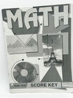 ACE Math 1040-1042 Score Key