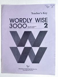 Wordly Wise 3000 Book 2 Answer Key 1st edition (5th grade)