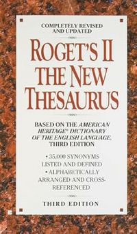 Roget's II The New Thesaurus