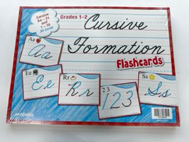 Cursive Formation Flashcards Aa-Zz and 1-10